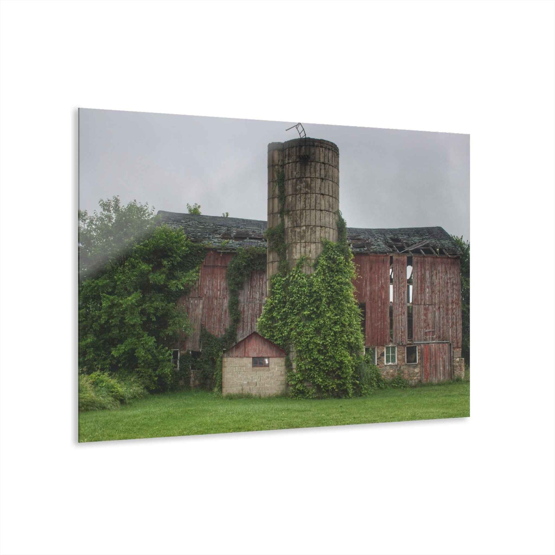 U R There Photography Imlay City Road Red I Rustic Farmhouse Acrylic Wall Print