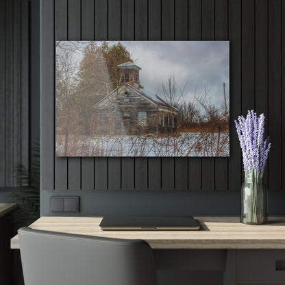 U R There Photography Vermilya Schoolhouse II Rustic Farmhouse Acrylic Wall Print