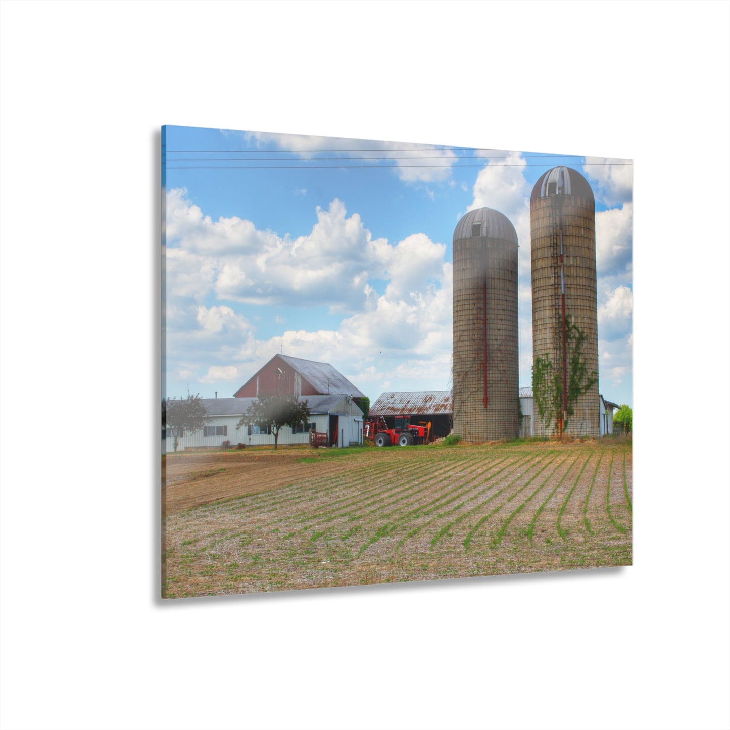 U R There Photography Marlette Road Farm III Rustic Farmhouse Acrylic Wall Print