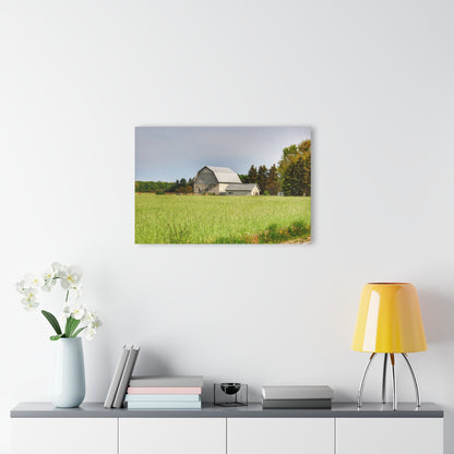U R There Photography North Graf Road White Rustic Farmhouse Acrylic Wall Print