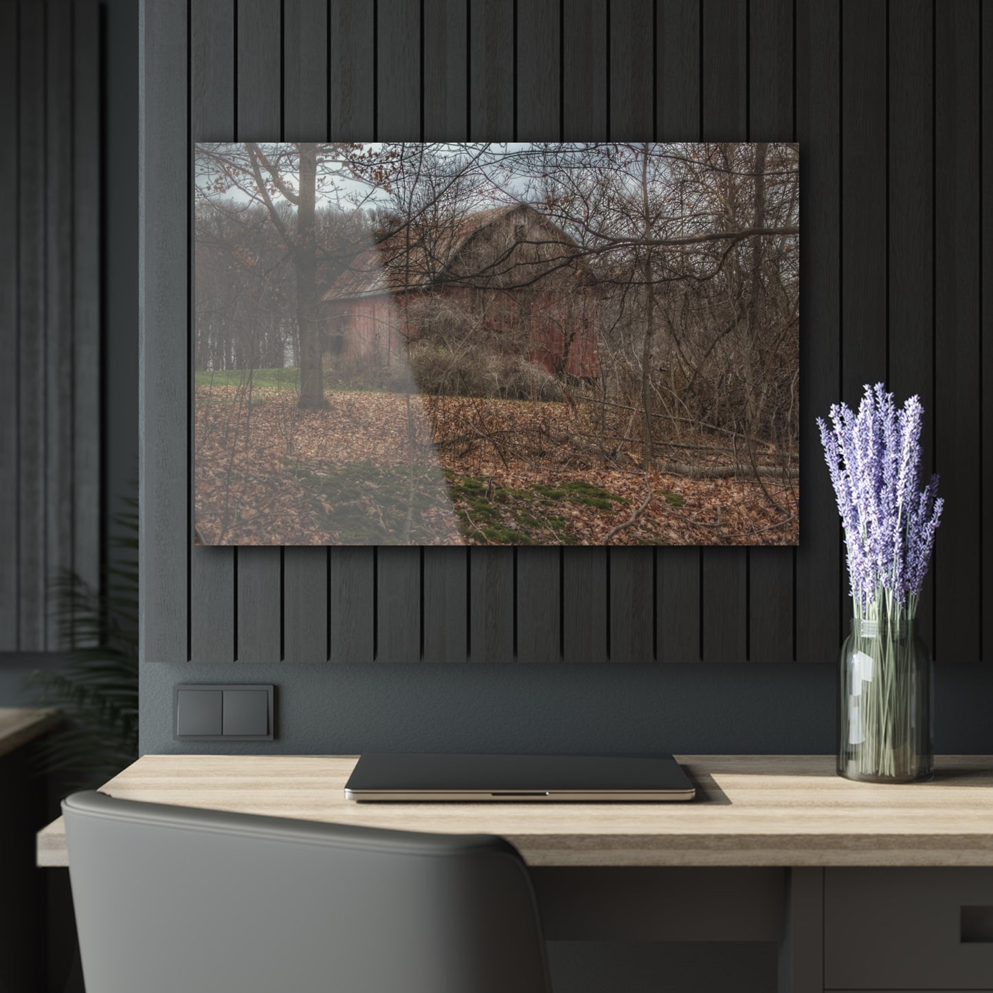 U R There Photography Mayville Hidden Barn II Rustic Farmhouse Acrylic Wall Print