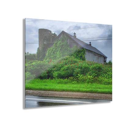 U R There Photography Metamora M-24 Grey IV Rustic Farmhouse Acrylic Wall Print
