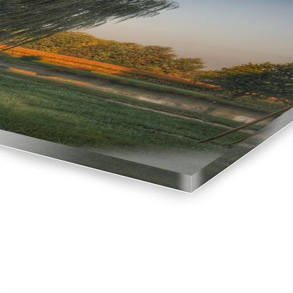 U R There Photography Sunrise on Willow Pond II Rustic Farmhouse Acrylic Wall Print