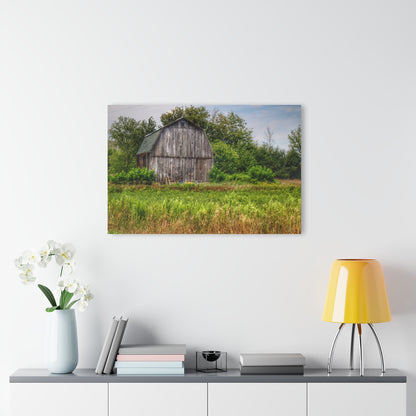U R There Photography Frankford Road Grey Rustic Farmhouse Acrylic Wall Print
