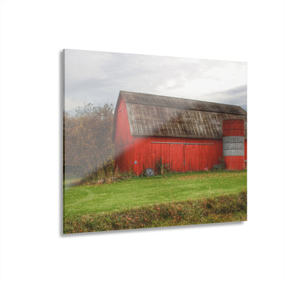 U R There Photography Oak Road Barber Barn I Rustic Farmhouse Acrylic Wall Print