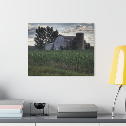 U R There Photography Genesee Road White Rustic Farmhouse Acrylic Wall Print