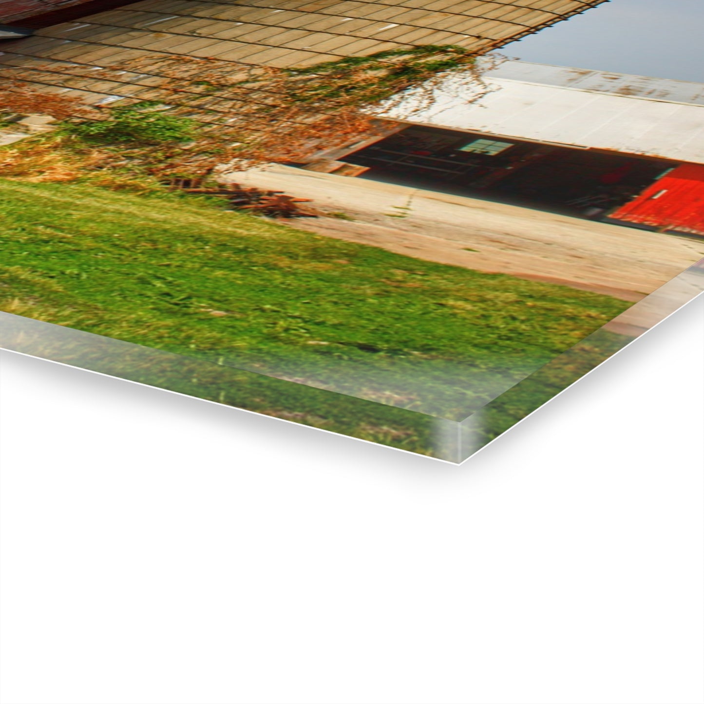 U R There Photography Marlette Red III Rustic Farmhouse Acrylic Wall Print