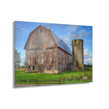 U R There Photography North Irish Red II Rustic Farmhouse Acrylic Wall Print