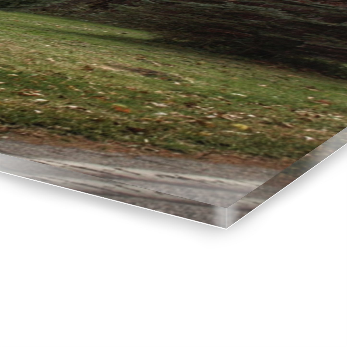 U R There Photography Pero Lake Road Grey I Rustic Farmhouse Acrylic Wall Print