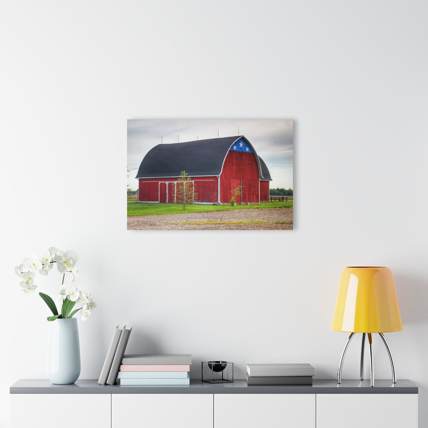 U R There Photography M-24 Star Barn Rustic Farmhouse Acrylic Wall Print