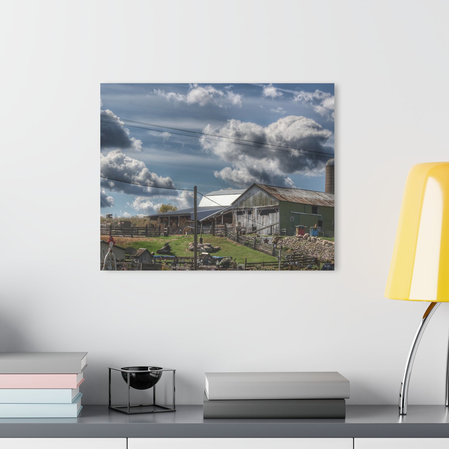 U R There Photography Sutton Road Haybarn Rustic Farmhouse Acrylic Wall Print