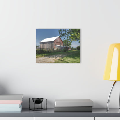U R There Photography Castle Road Cow Barn II Rustic Farmhouse Acrylic Wall Print