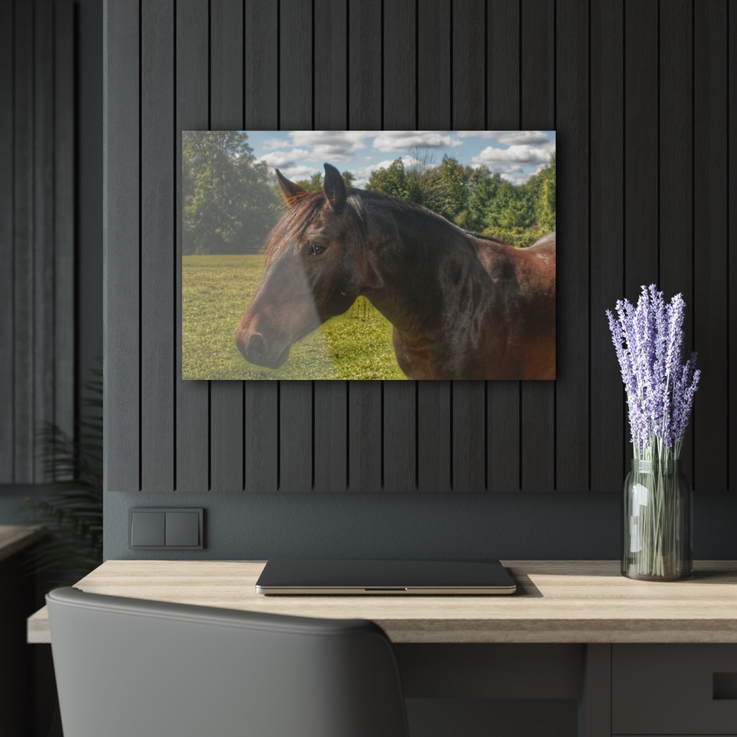 U R There Photography Brown Beauty I Rustic Farmhouse Acrylic Wall Print