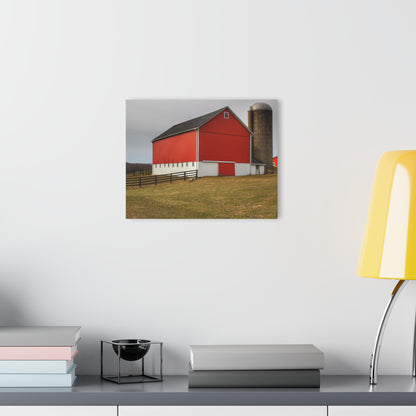 U R There Photography Brocker Road Red I Rustic Farmhouse Acrylic Wall Print