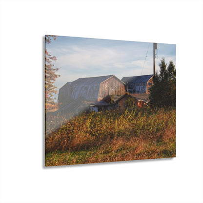 U R There Photography Montgomery Road Reds Rustic Farmhouse Acrylic Wall Print