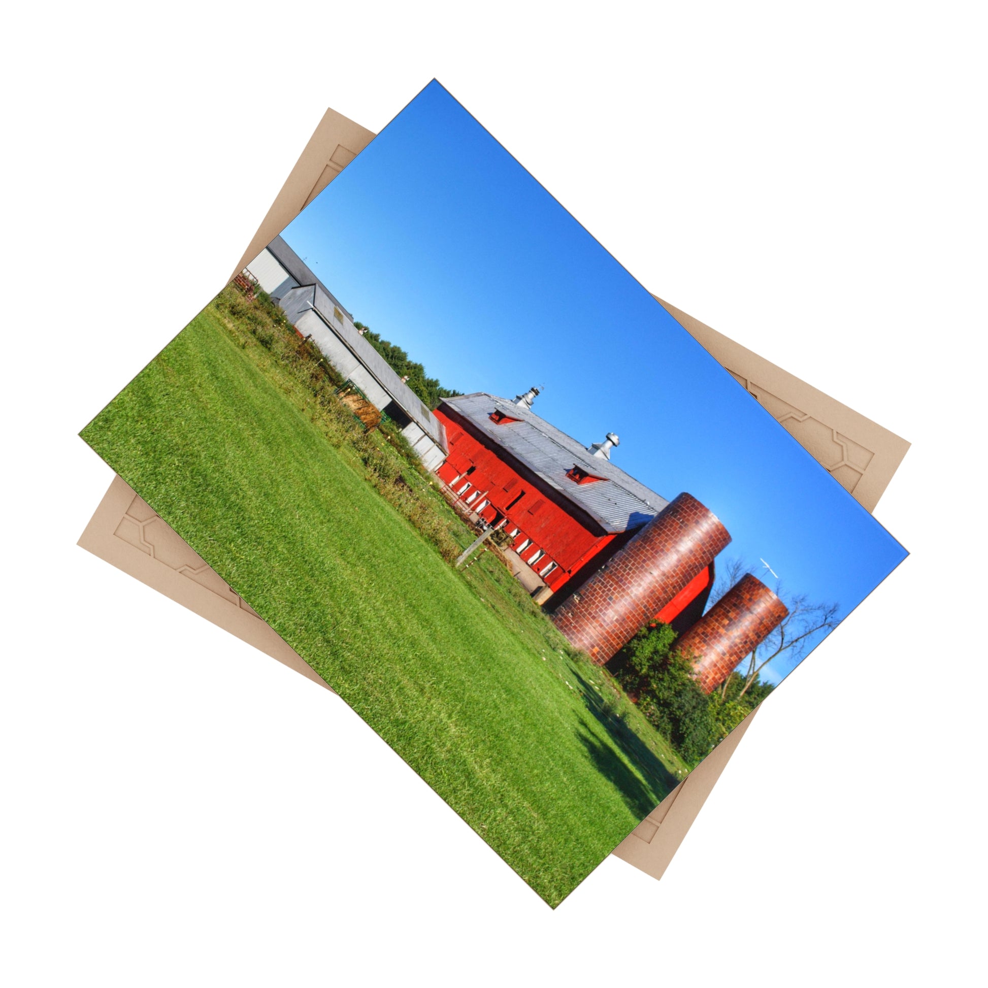 Baldwin Red II Rustic Farmhouse Decorative Ceramic Tile