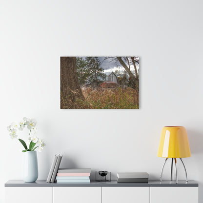 U R There Photography Booth Road Hidden Greys Rustic Farmhouse Acrylic Wall Print