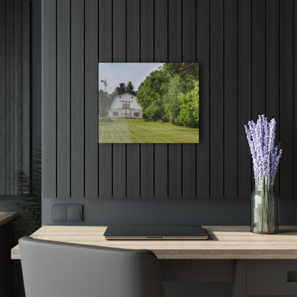 U R There Photography Hunters Creek White Rustic Farmhouse Acrylic Wall Print