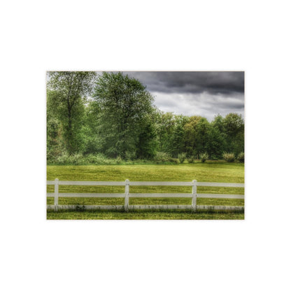 U R There Photography Beyond the White Fence Rustic Farmhouse Decorative Ceramic Tile