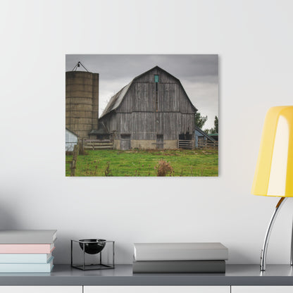 U R There Photography Eddy Road Grey II Rustic Farmhouse Acrylic Wall Print
