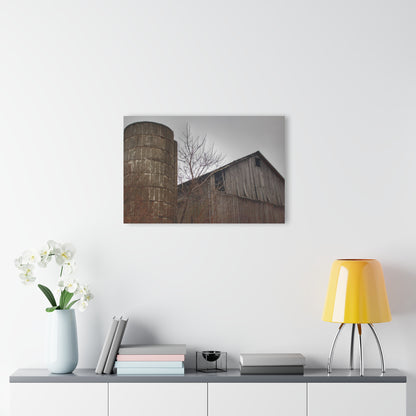 U R There Photography Brandon Hill Grey Rustic Farmhouse Acrylic Wall Print