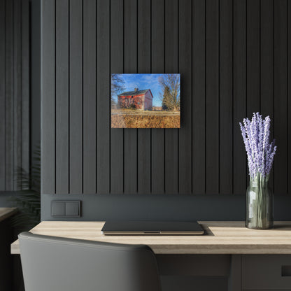 U R There Photography M-24 Barn at the Bend II Rustic Farmhouse Acrylic Wall Print