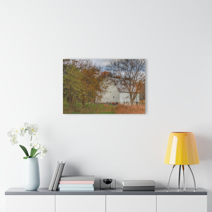 U R There Photography East Oakwood White Rustic Farmhouse Acrylic Wall Print