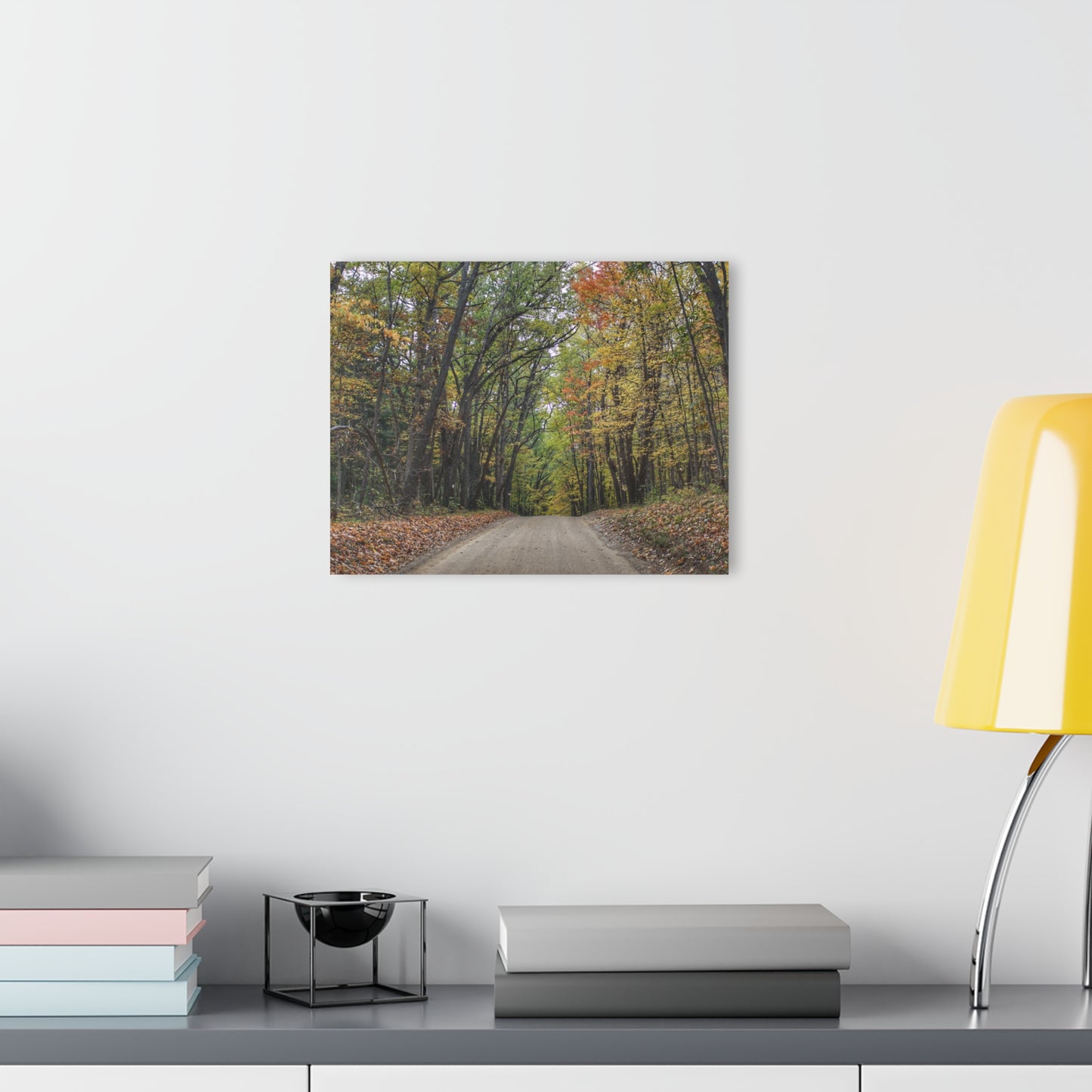 U R There Photography Country Roads in Dryden III Rustic Farmhouse Acrylic Wall Print