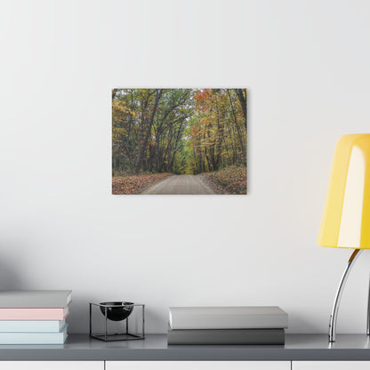 U R There Photography Country Roads in Dryden III Rustic Farmhouse Acrylic Wall Print