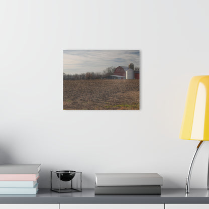 U R There Photography Cumber Road Red II Rustic Farmhouse Acrylic Wall Print