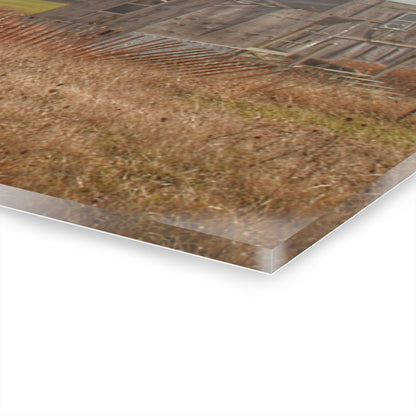 U R There Photography McKenzie Road Old Schoolhouse Rustic Farmhouse Acrylic Wall Print