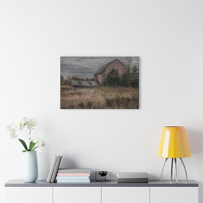 U R There Photography Treasurer Road Red Rustic Farmhouse Acrylic Wall Print