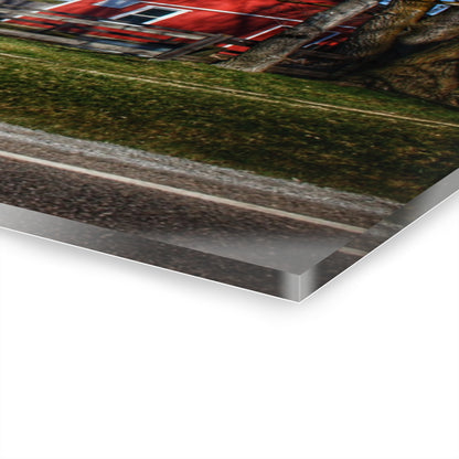 U R There Photography Imlay Reds Rustic Farmhouse Acrylic Wall Print