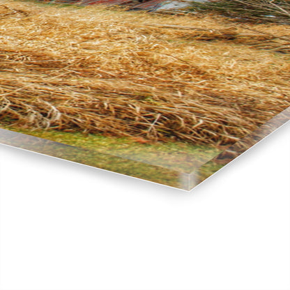 U R There Photography Harrington Road Red Rustic Farmhouse Acrylic Wall Print