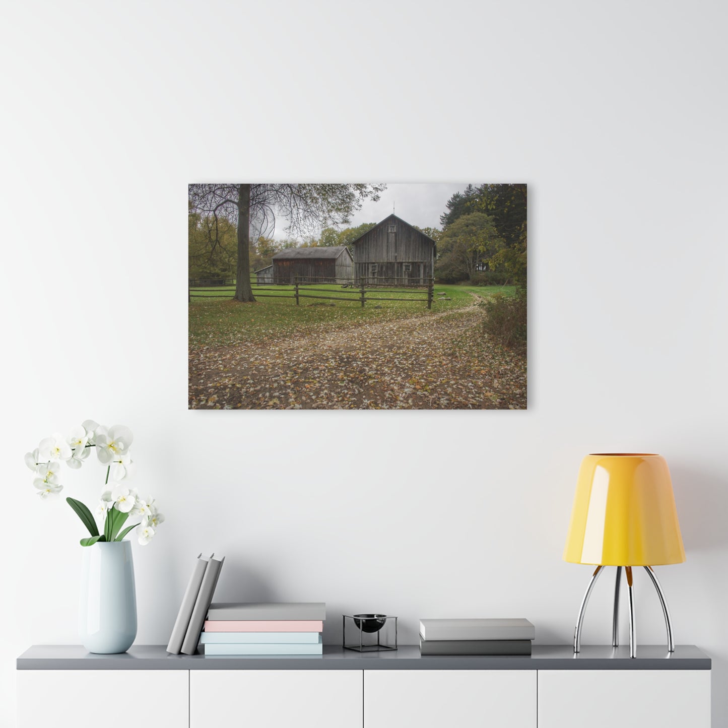 U R There Photography Wilder Road Greys II Rustic Farmhouse Acrylic Wall Print