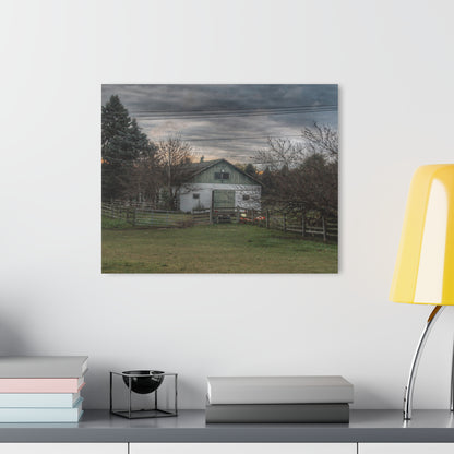 U R There Photography Myers Road Hidden White Rustic Farmhouse Acrylic Wall Print