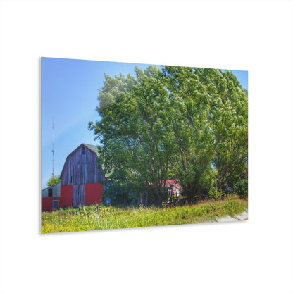 U R There Photography East Farrand Grey Rustic Farmhouse Acrylic Wall Print