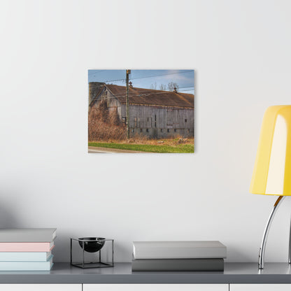 U R There Photography Metamora M-24 Grey III Rustic Farmhouse Acrylic Wall Print