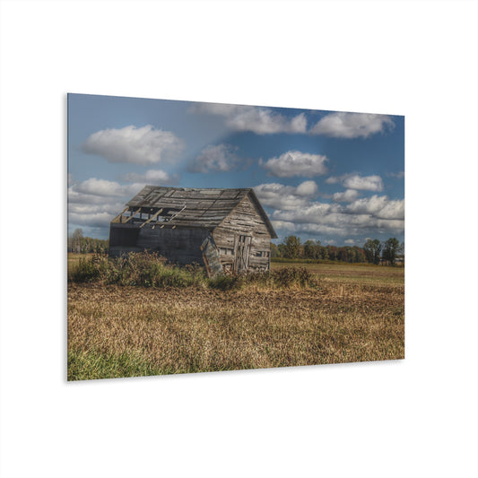 U R There Photography Freiberger Road Little Grey Shack Rustic Farmhouse Acrylic Wall Print