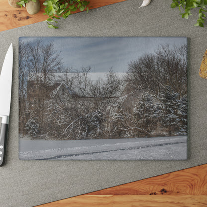 U R There Photography Hidden in Oxford II Rustic Farmhouse Tempered-Glass Cutting Board