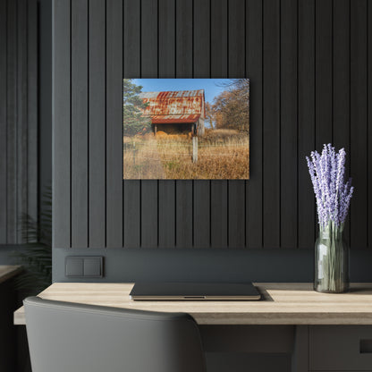 U R There Photography Dodge Road Hay Barn I Rustic Farmhouse Acrylic Wall Print