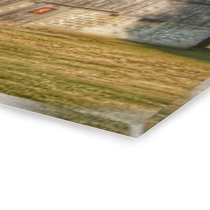 U R There Photography Irish Road Grey Rustic Farmhouse Acrylic Wall Print