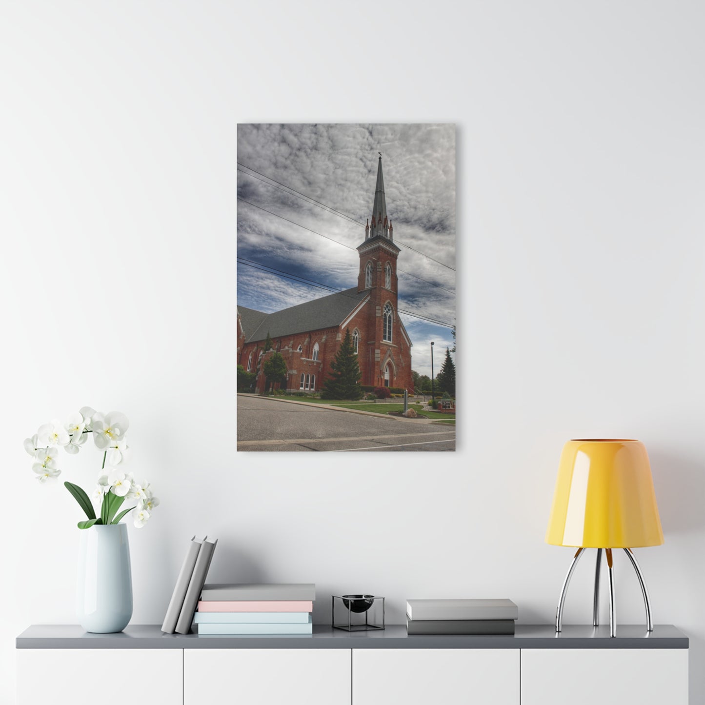 Barn Boutique Modern Farmhouse Acrylic Wall Print| Catholic Church in Frankenmuth