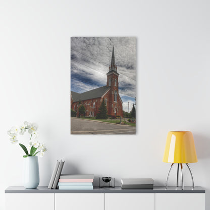 Barn Boutique Modern Farmhouse Acrylic Wall Print| Catholic Church in Frankenmuth