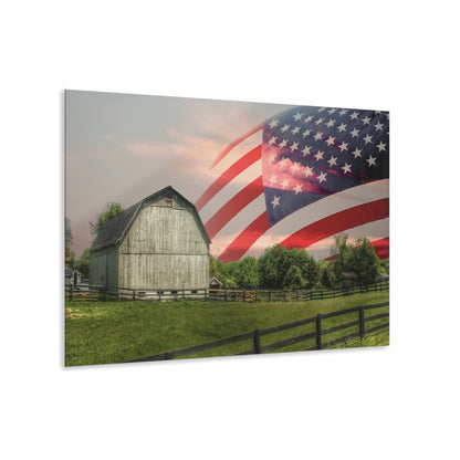 U R There Photography An American Farm II Rustic Farmhouse Acrylic Wall Print
