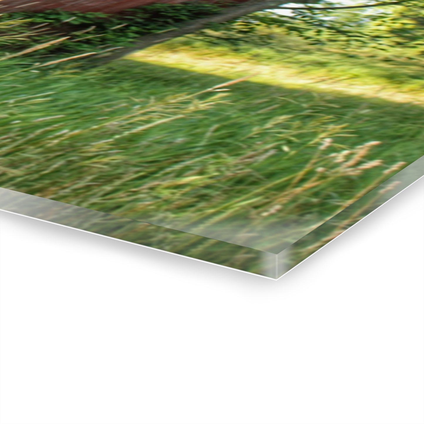 U R There Photography Murphy Lake Road Old Red Rustic Farmhouse Acrylic Wall Print