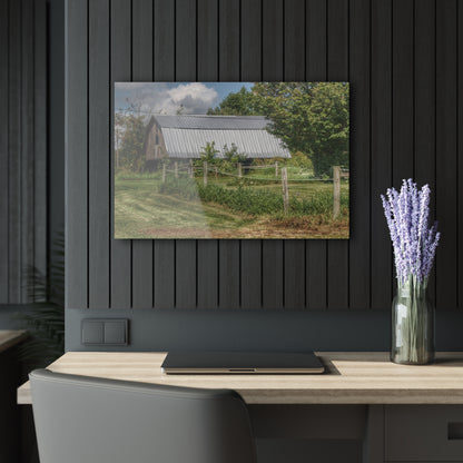 U R There Photography Old Roadside Grey Rustic Farmhouse Acrylic Wall Print