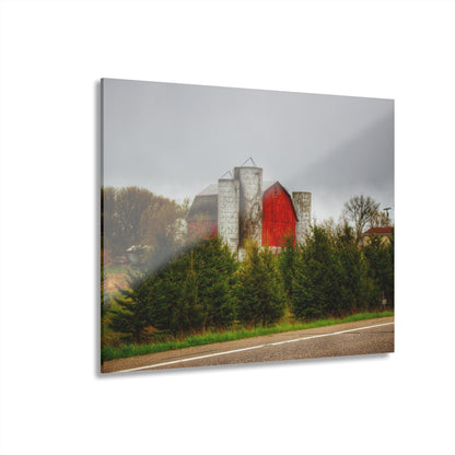 U R There Photography Castle Corner Red II Rustic Farmhouse Acrylic Wall Print