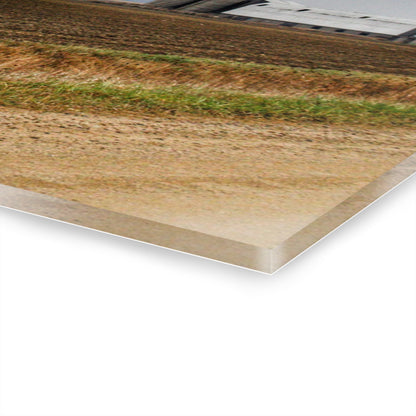 U R There Photography North Gates Road Old Grey I Rustic Farmhouse Acrylic Wall Print