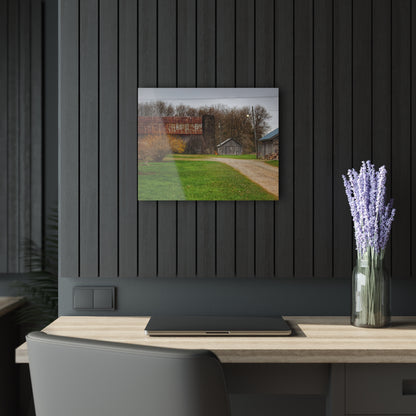 U R There Photography South Summers Road Rusted and Little Grey Rustic Farmhouse Acrylic Wall Print
